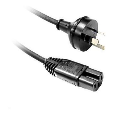 Dynamix 1M Power Cable 3 Pin to Notched C15 Rubber (C-POWERC15-1)