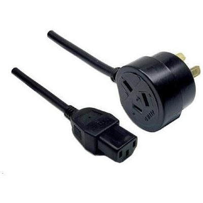 Dynamix 2M 3 Pin TAPON Ended Plug to IEC Female Connector (C-POWERCT)