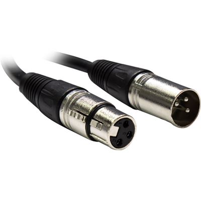 Dynamix 1M XLR 3-Pin Male to Female Balanced Audio Cable (C-XLR3-1)