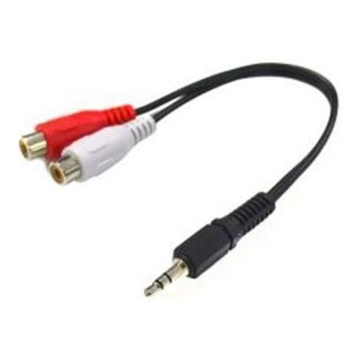 Dynamix 200mm Stereo 3.5mm Male to 2 RCA Female Cable (CA-2RCAF-STM)