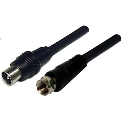 Dynamix 5M RF PAL Male to F Type Male Coaxial Cable (CA-FRF-5)