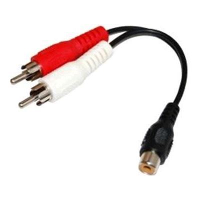 Dynamix 150mm Dual RCA Male to RCA Female Cable (CA-RCAS-05)