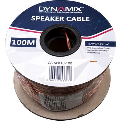Dynamix 100M 18AWG Speaker Cable (CA-SPK18-100)