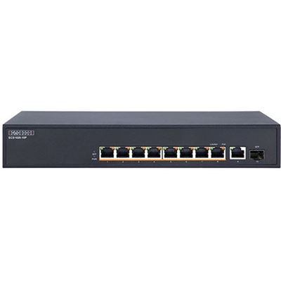 Edgecore 10 Port GE Unmanaged Switch POE 9 port + 1 SFP (ECS1020-10P)