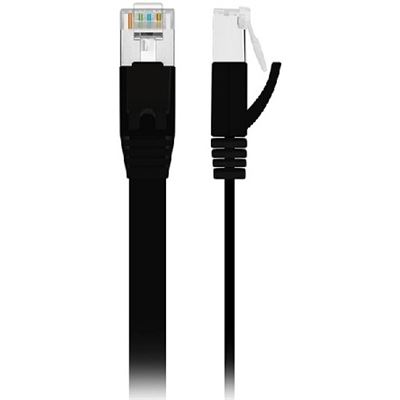 Edimax 1m Black 1G Flat CAT6 Network Cable (EA1-010UFA)