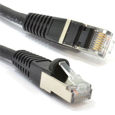 Edimax 0.5m Black 10GbE Double Shielded CAT6A Network (EA2-005XRA)