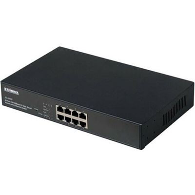 Edimax 8-port 10/100M PoE Web Smart Switch (15.4W per port (ES-5808P)