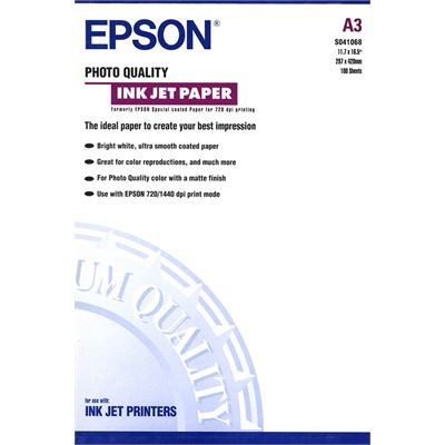 Epson S041068 PHOTO QUALITY PAPER A3 (C13S041068)