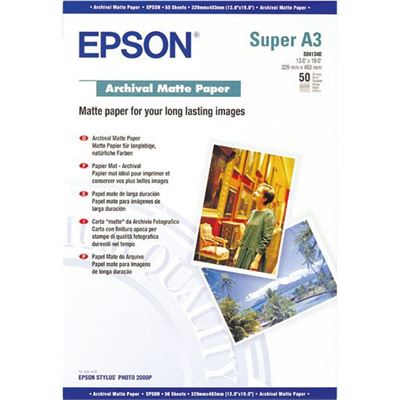 Epson S041340 A3+ARCHIVAL MATTE PAPER-19 (C13S041340)