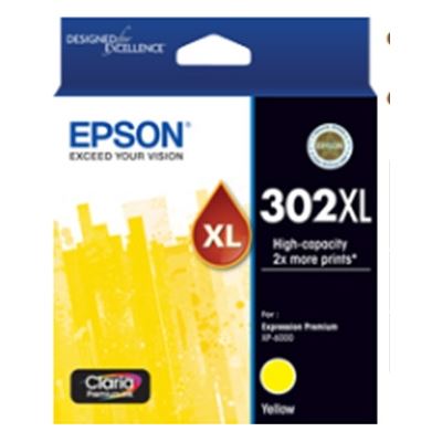 Epson 302XL YELLOW CLARIA PREM INK (C13T01Y492)