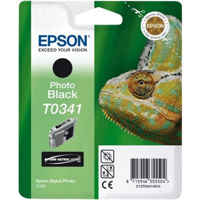 Epson T0341 Black Ink Cartridge - Stylus Photo 2100 (C13T034190)