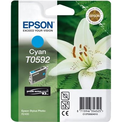 Epson T05929 Cyan Ink Cartridge - Stylus Photo R2400 (C13T059290)