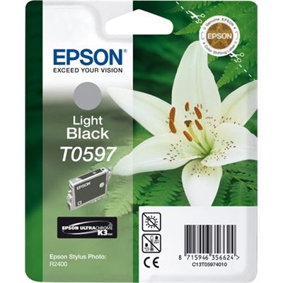 Epson T05979 Light Black Ink Cartridge - Stylus Photo (C13T059790)