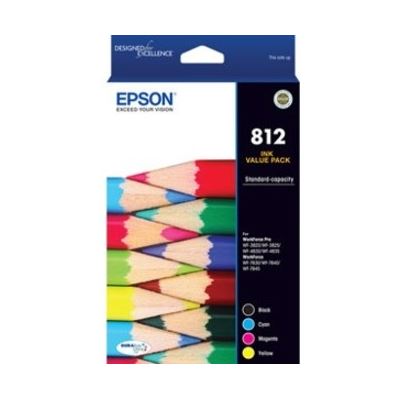 Epson 812 4 Ink Value Pack (C13T05D692)