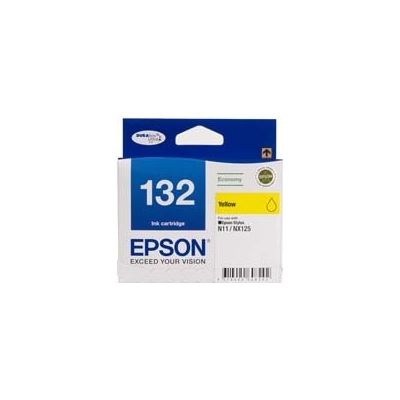 Epson 132 Economy Yellow Ink Cartridge For Stylus N11 (C13T132492)
