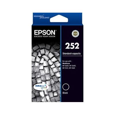 Epson 252 Standard Capacity DURABrite Ultra Black ink (C13T252192)