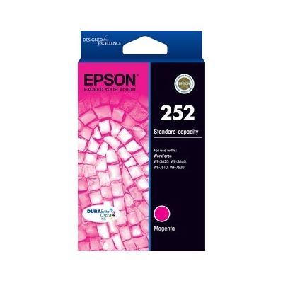 Epson 252 Standard Capacity DURABrite Ultra Magenta ink (C13T252392)