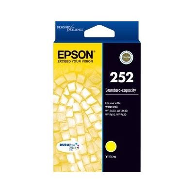 Epson 252 Standard Capacity DURABrite Ultra Yellow ink (C13T252492)