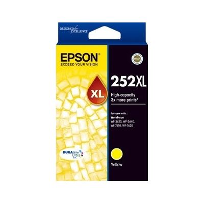 Epson 252XL High Capacity DURABrite Ultra Yellow ink (C13T253492)