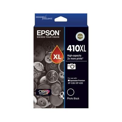 Epson 410 HY Ph Blk Ink Cart (C13T340192)