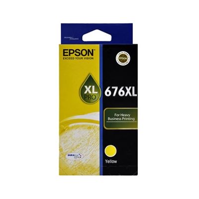 Epson DURABrite Ultra 676XL Ink Cartridge - Yellow  (C13T676492)
