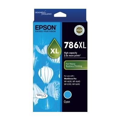 Epson 786XL High Capacity DURABrite Ultra Cyan ink (C13T787292)