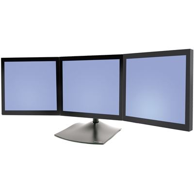 Ergotron DS100 Triple LCD Display Horizontal Desk Stand (33-323-200)