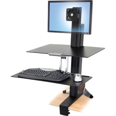 Ergotron WORKFIT S SINGLE LD WITH WORKSURFACE (33-350-200)