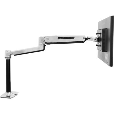 Ergotron LX Sit Stand Desk Mount LCD Arm Polished (45-360-026)