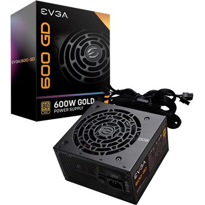 EVGA 600 GD 600W 80+ Gold Power supply , 5 year (100-GD-0600-V4)