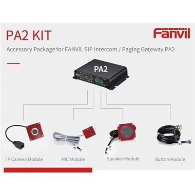 Fanvil PA2 Accessories Kit to suit IPF-PA2 (PA2KIT)