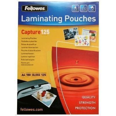 Fellowes 5307407 Laminating Pouch A4 100pk 125 Micron (5307407)