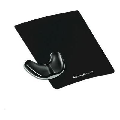 Fellowes Gel Gliding Palm Support & Mouse Pad Black (9180701)