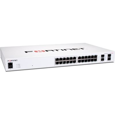 Fortinet L2+ managed POE switch with 24GE + 4SFP+ (FS-124F-POE)