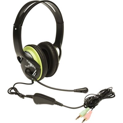 Genius HS-400A PC Headphones with Boom Mic (HS-400A)