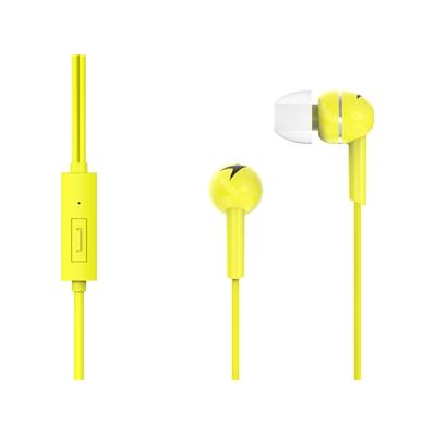 Genius HS-M300 Yellow In-Ear Headphones with Inline Mic (HS-M300Y)