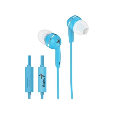 Genius HS-M320 Blue In-Ear Headphones with Inline Mic (HS-M320B)