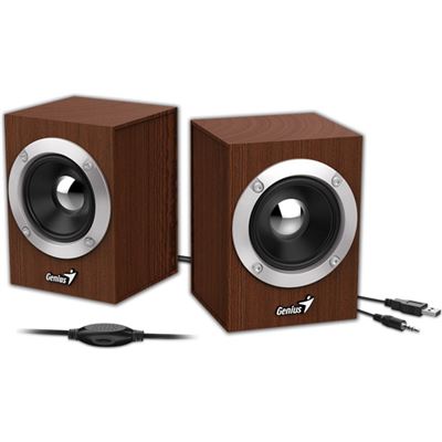 Genius SP-HF280 Wooden USB Powered Speakers (SP-HF280)