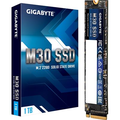 Gigabyte M30 NVMe M.2 PCIe3 SSD, 1TB, UP TO READ (GP-GM301TB-G)