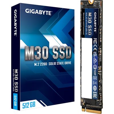 Gigabyte M30 NVMe M.2 PCIe3 SSD, 512GB, UP TO READ (GP-GM30512G-G)