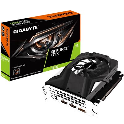 Gigabyte Geforce GTX 1650 MINI ITX OC 4G Graphics (GV-N1650IXOC-4GD)