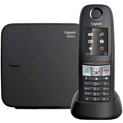 Gigaset E630A Cordless Phone with Answering (S30852-H2523-C401)