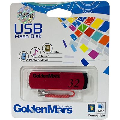 Golden Mars Goldenmars USB Drive 32GB (GU-UD039RED)