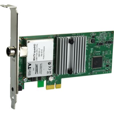 Hauppauge WinTV-quadHD Four HD Digital TV Tuners for PCIe (UPC01607)