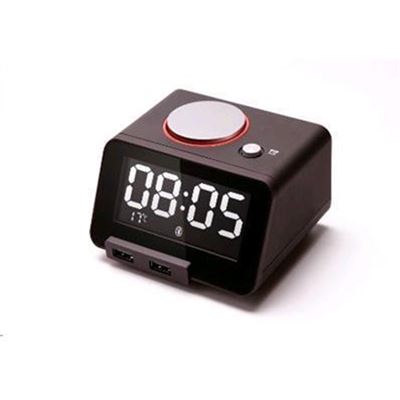 homtime Bluetooth Alarm Clock Speaker with USB (C1PRO-BLACK)