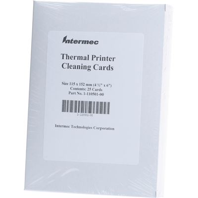 Honeywell CLEANING CARD PRINTER 25 PK 4IN (1-110501-00)
