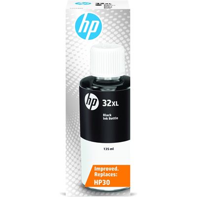 HP 32XL Black Ink Bottle 135ml (1VV24AA)