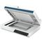 HP Scanjet Pro 2600 f1 Coreset Left Facing Open Lid (Detail view/OOV White)