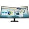 HP P34hc G4 WQHD USB-C Curved Monitor Center Facing (Center facing/Sparkling Black)