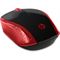 3c17 - HP Wireless Mouse 200 - Empress Red (Rear facing)
